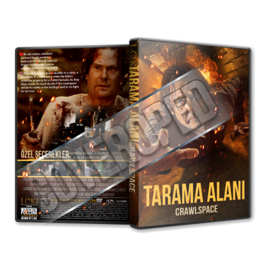 Crawlspace - 2022 Türkçe Dvd Cover Tasarımı